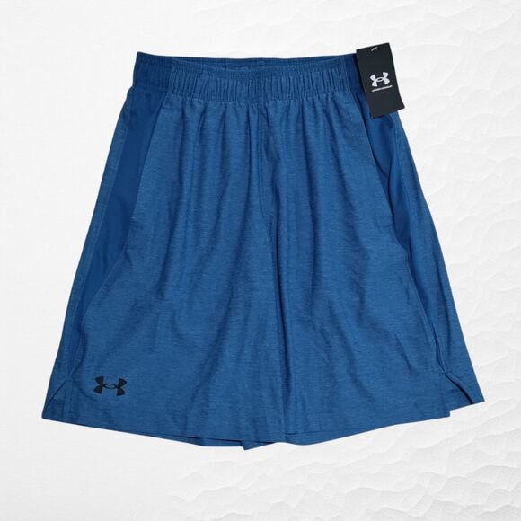 Under Armour Mens Tech Vent Shorts Sz Small Blue Athletic Loose Fit 1376955 NWT - Picture 1 of 15